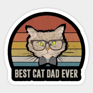 Best Cat Dad Ever Sticker